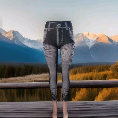 Fashionable Women's Jean Leggings - New - Stylish & Trendy - One Size Fits Most